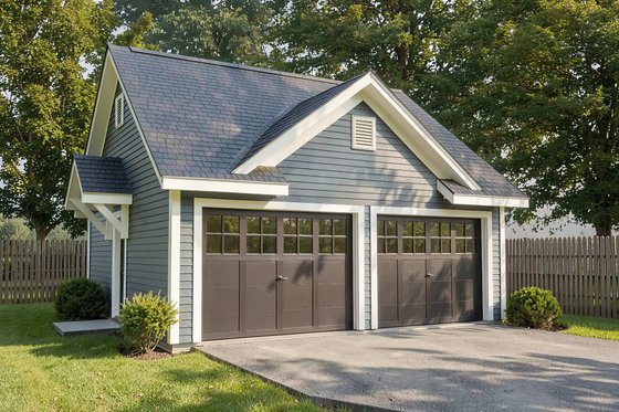 Exterior - Front Elevation for Traditional House Plan #79-253, 0 bath