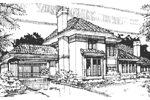 Exterior - Other Elevation for Traditional House Plan #320-341 - 3 bed, 3 bath