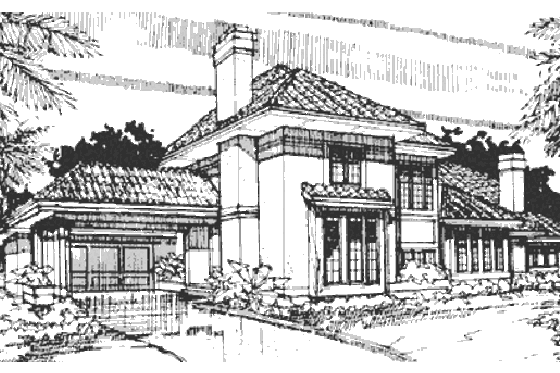 Exterior - Other Elevation for Traditional House Plan #320-341 - 3 bed, 3 bath