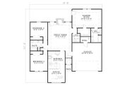 Traditional Style House Plan - 3 Beds 2 Baths 1680 Sq/Ft Plan #17-131 