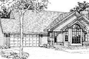 Traditional Exterior - Front Elevation Plan #320-117