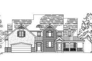 Country Exterior - Front Elevation Plan #5-193