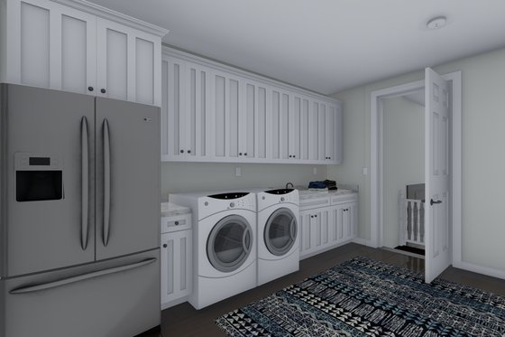 Interior - Laundry for Craftsman House Plan #1060-106 - 5 bed, 4 bath