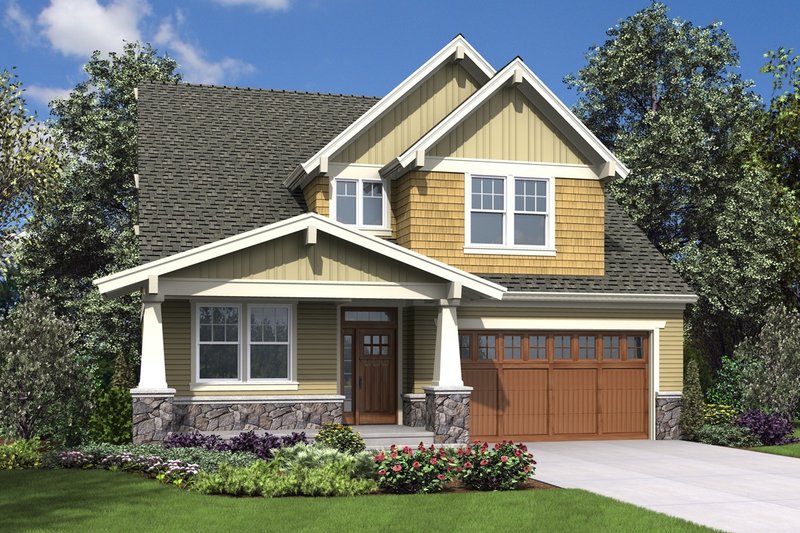 Home Plan - Cottage Exterior - Front Elevation Plan #48-997