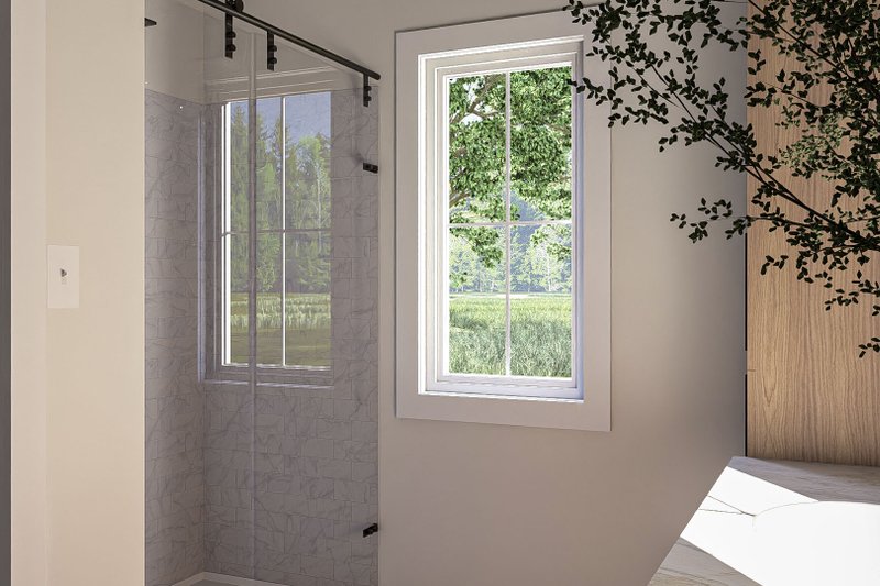 Architectural House Design - Interior - Master Bathroom 1 for Barndominium House Plan #455-262 - 3 bed, 2 bath