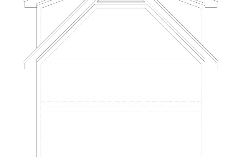 House Plan Design - Exterior - Rear Elevation for Traditional House Plan #932-466, 1 bath
