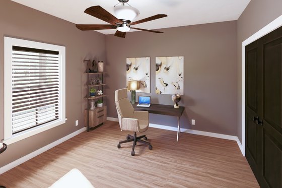 Interior - Bedroom 1 for Farmhouse House Plan #44-283 - 3 bed, 2 bath