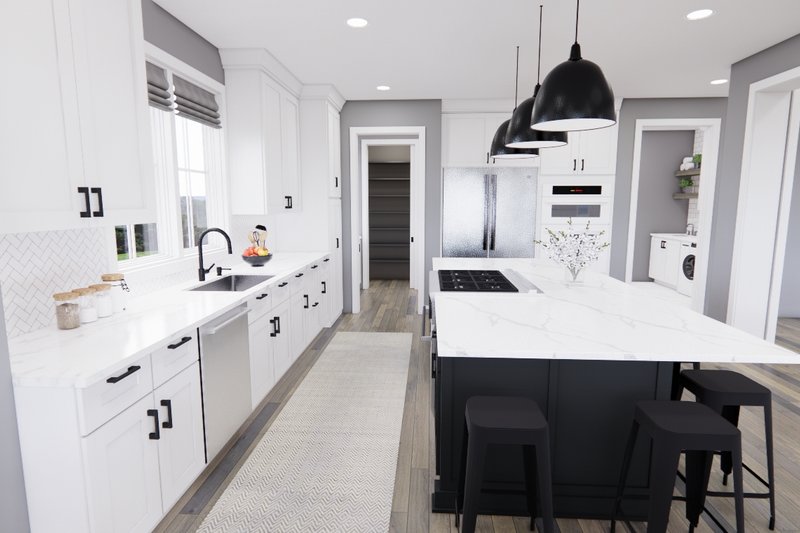 Dream House Plan - Interior - Kitchen 1 for Country House Plan #51-1568 - 4 bed, 3.5 bath