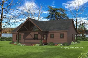 Country Exterior - Front Elevation Plan #932-618