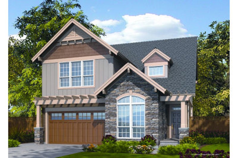 Dream House Plan - Craftsman Exterior - Front Elevation Plan #48-263