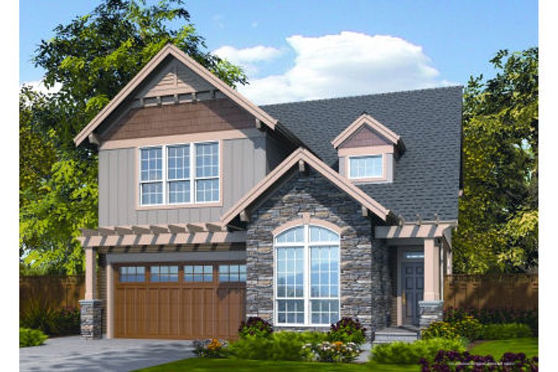 Home Plan - Craftsman Exterior - Front Elevation Plan #48-263