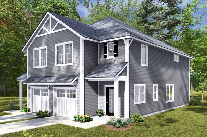 House Design - Exterior - Other Elevation for Cottage House Plan #513-2265 - 3 bed, 2.5 bath