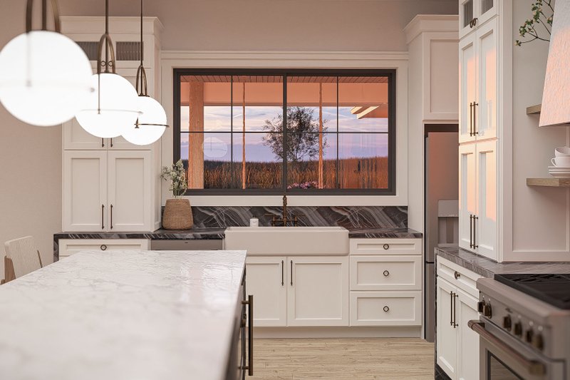 House Plan Design - Interior - Kitchen 1 for Farmhouse House Plan #455-706 - 4 bed, 3.5 bath