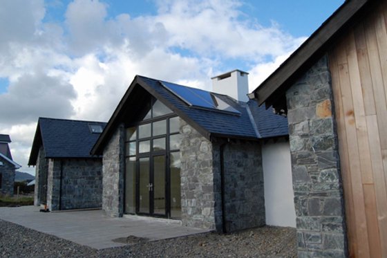 Exterior - Rear Elevation for Modern House Plan #520-6 - 3 bed, 3 bath