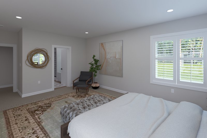 Home Plan - Interior - Master Bedroom 1 for Craftsman House Plan #1060-503 - 2 bed, 2 bath