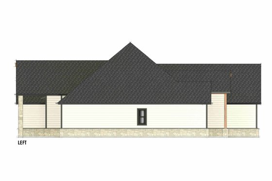 Exterior - Other Elevation for Country House Plan #1096-105 - 4 bed, 2 bath