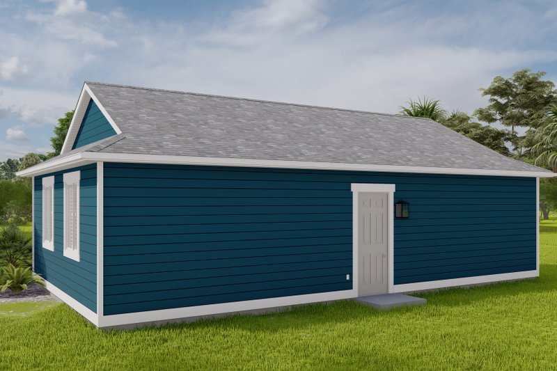 House Plan Design - Exterior - Rear Elevation for Traditional House Plan #1060-121, 0 bath