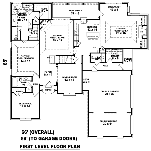 European Floor Plan - Main Floor Plan #81-1582
