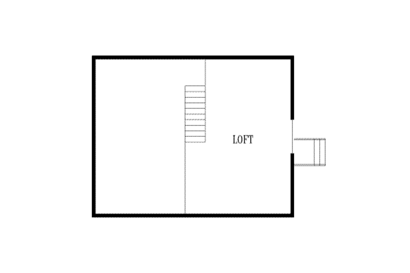 Architectural House Design - Floor Plan - Other Floor for Traditional House Plan #1-126 - 1 bed, 1 bath