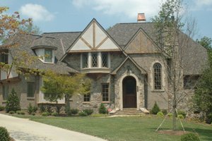 Exterior - Other Elevation for European House Plan #413-125 - 5 bed, 4.5 bath