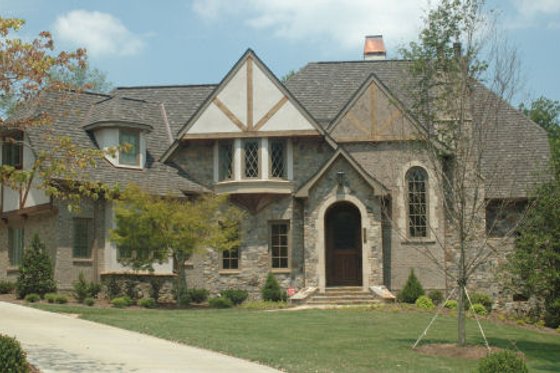 Exterior - Other Elevation for European House Plan #413-125 - 5 bed, 4.5 bath