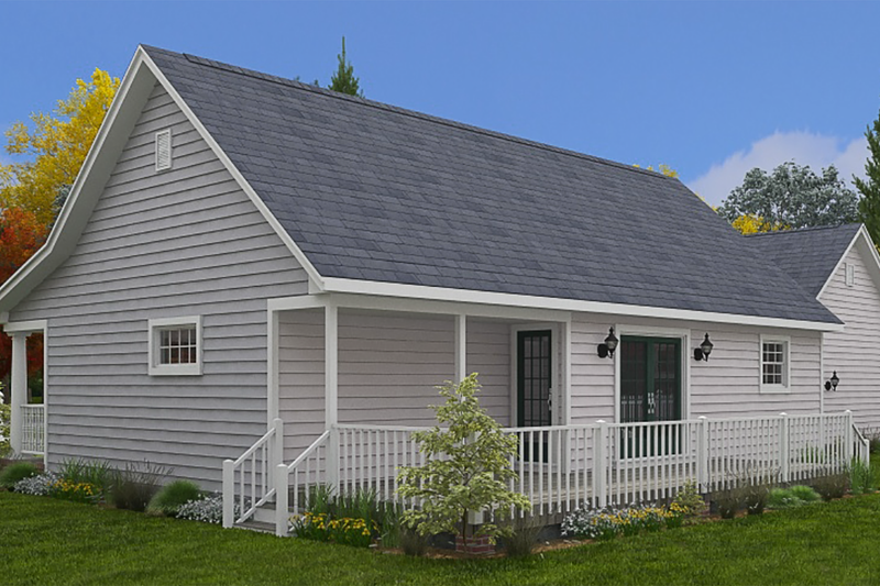Home Plan - Exterior - Other Elevation 2 for Ranch House Plan #1082-5 - 2 bed, 2 bath