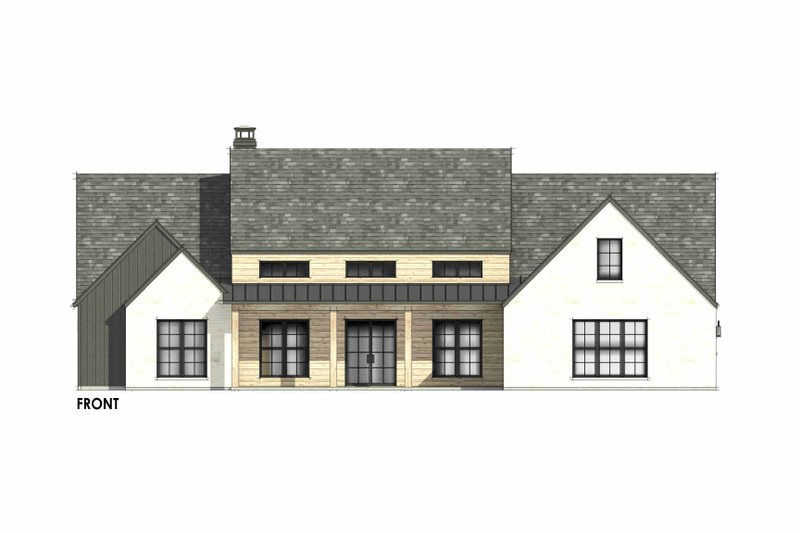 Architectural House Design - Exterior - Front Elevation 5 for Farmhouse House Plan #1096-151 - 4 bed, 3.5 bath