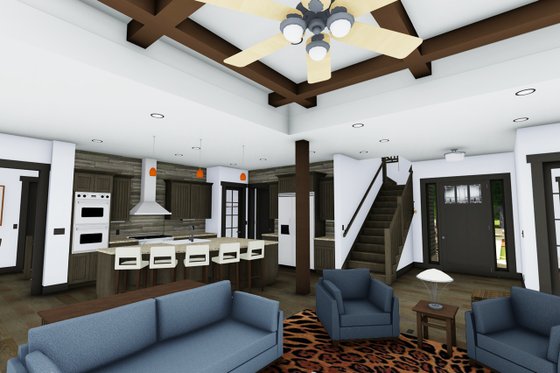 Interior - Kitchen for Craftsman House Plan #1069-12 - 4 bed, 3.5 bath