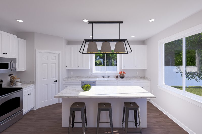 Architectural House Design - Interior - Kitchen for Farmhouse House Plan #1060-254 - 3 bed, 2.5 bath