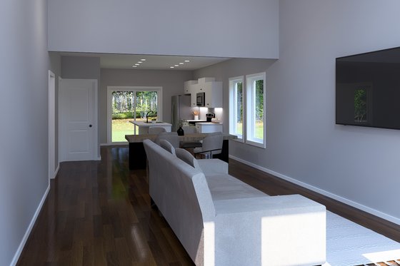 Interior - Family Room for Modern House Plan #513-2289 - 4 bed, 3 bath