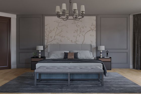 Interior - Bedroom for Traditional House Plan #54-324 - 5 bed, 4 bath