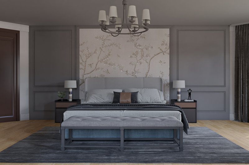 Home Plan - Interior - Bedroom for Traditional House Plan #54-324 - 5 bed, 4 bath