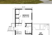 Cottage Style House Plan - 1 Beds 1 Baths 576 Sq/Ft Plan #514-6 