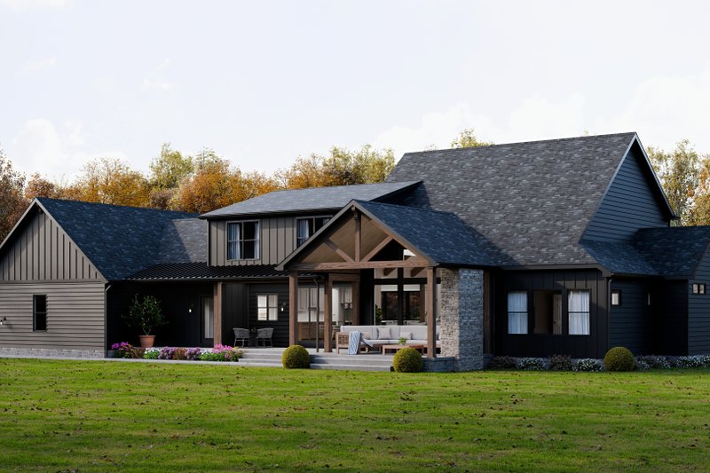 Home Plan - Exterior - Front Elevation 6 for Farmhouse House Plan #1089-64 - 4 bed, 4 bath