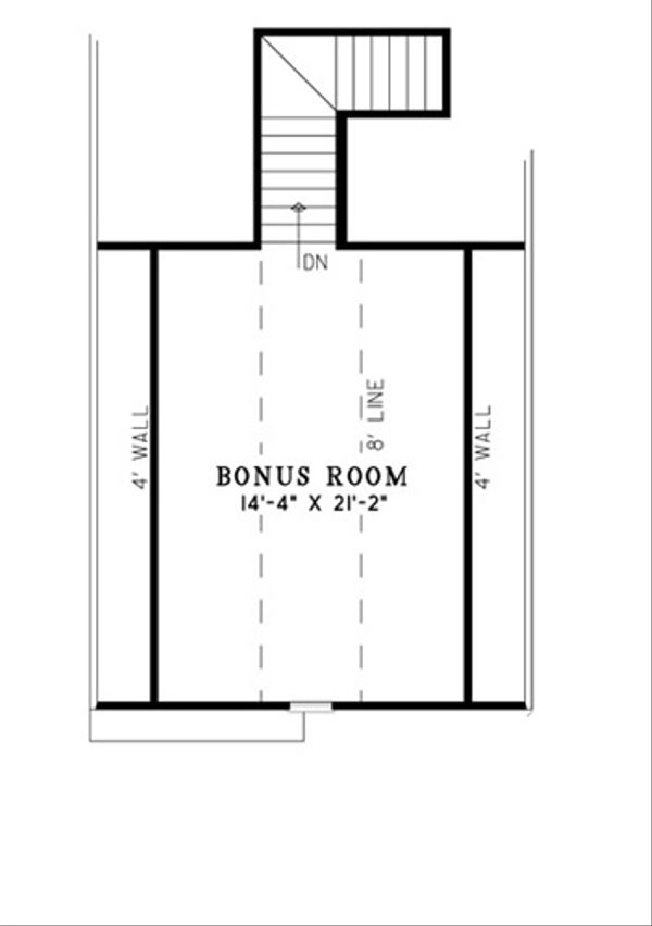 House Design - Traditional Floor Plan - Upper Floor Plan #17-2394