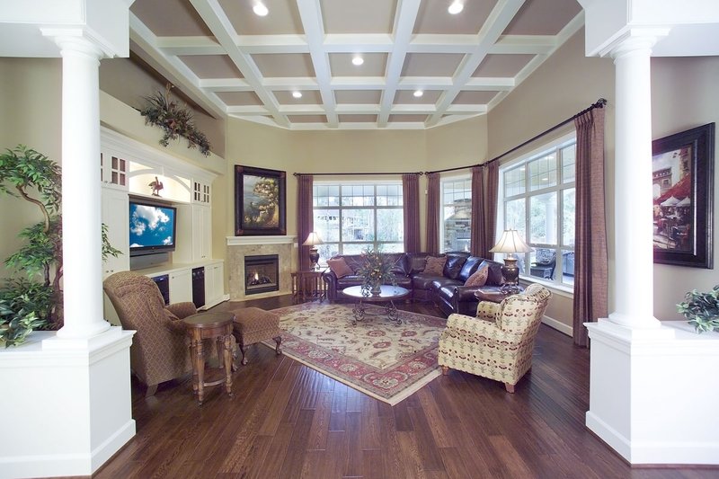 House Blueprint - Photo 17 for Traditional House Plan #132-206 - 4 bed, 3 bath