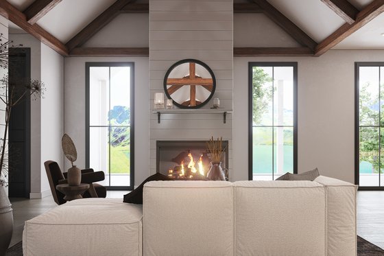 Interior - Family Room 3 for Farmhouse House Plan #23-2750 - 3 bed, 2.5 bath