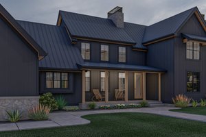 Exterior - Other Elevation 2 for Farmhouse House Plan #455-239 - 5 bed, 4 bath