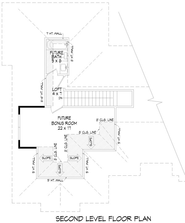 Home Plan - Country Floor Plan - Upper Floor Plan #932-1200