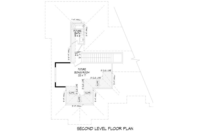 Home Plan - Floor Plan - Upper Floor for Country House Plan #932-1200 - 3 bed, 2.5 bath