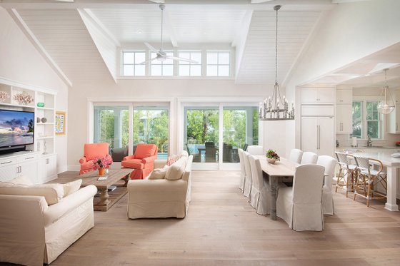 Interior - Family Room 1 for Cottage House Plan #938-107 - 4 bed, 4 bath