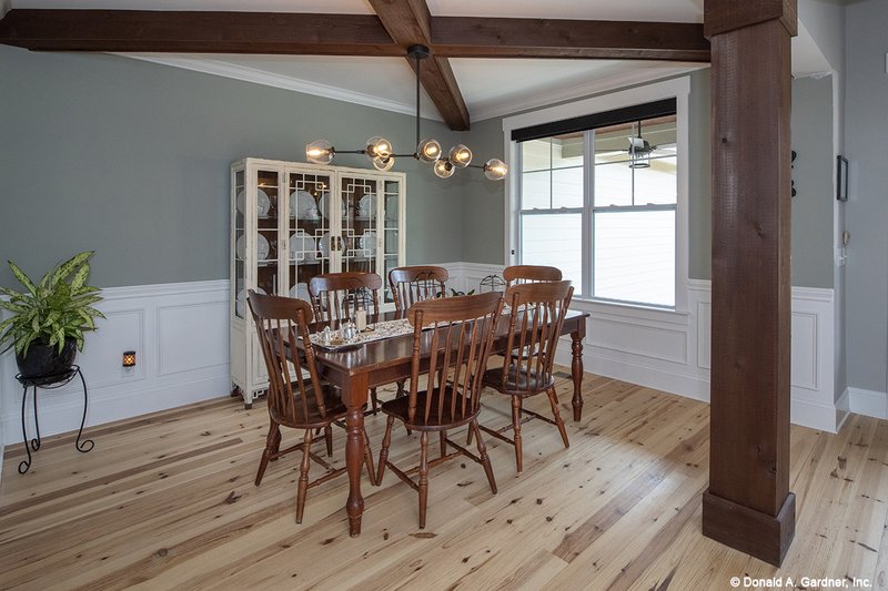 Architectural House Design - Interior - Dining Room for Craftsman House Plan #929-1051 - 5 bed, 4 bath