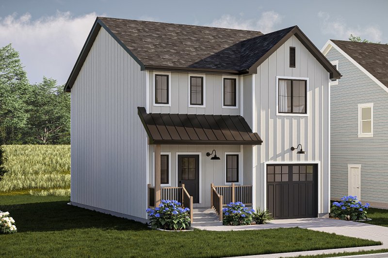 Dream House Plan - Exterior - Other Elevation 1 for Farmhouse House Plan #455-377 - 3 bed, 2.5 bath