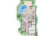 Beach Style House Plan - 5 Beds 5.5 Baths 6824 Sq/Ft Plan #27-557 