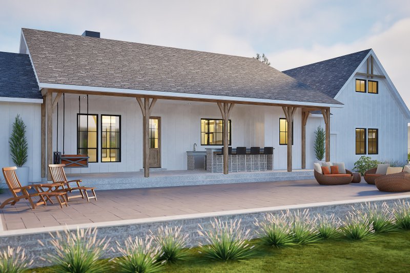 Home Plan - Exterior - Outdoor Living for Farmhouse House Plan #1105-12 - 3 bed, 2.5 bath