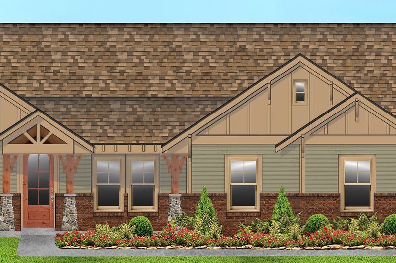 House Design - Exterior - Front Elevation 5 for Craftsman House Plan #932-174 - 3 bed, 2 bath