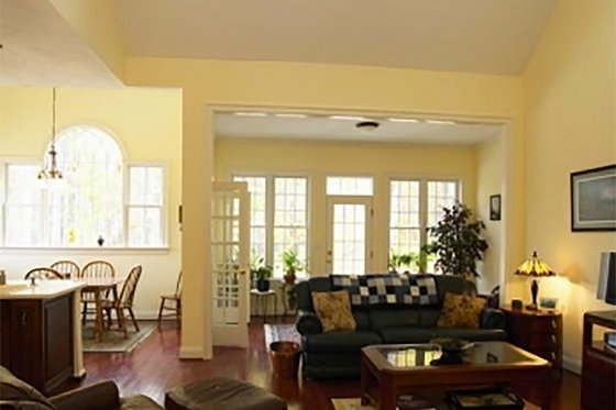 Interior - Family Room for European House Plan #137-153 - 4 bed, 2 bath