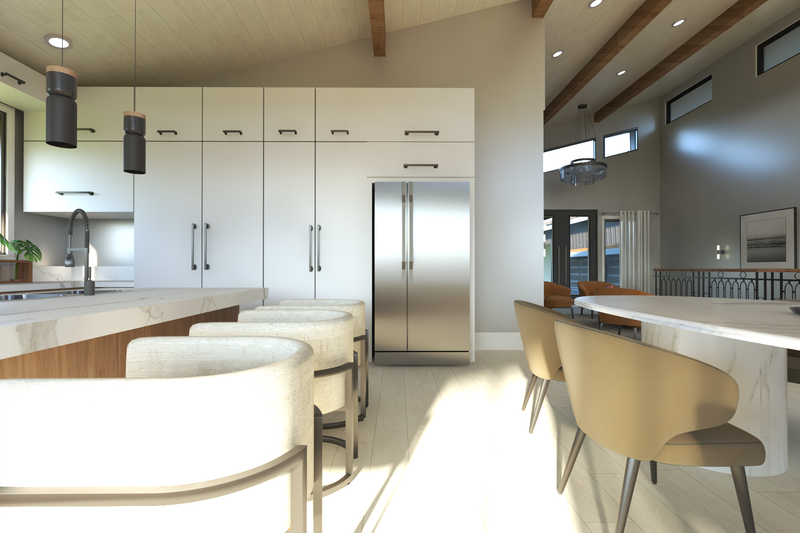 House Design - Interior - Kitchen for Contemporary House Plan #1064-306 - 3 bed, 3 bath