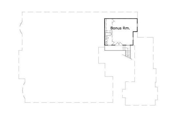Floor Plan - Other Floor for European House Plan #411-835 - 3 bed, 3.5 bath
