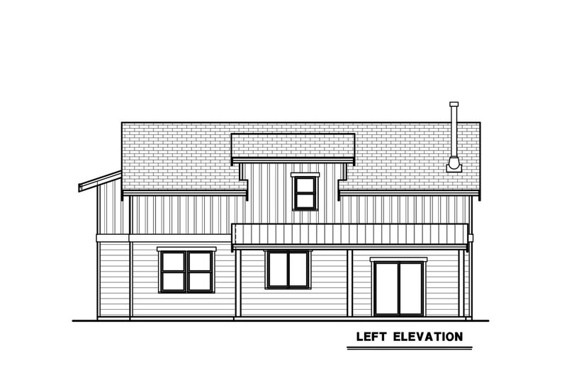 House Blueprint - Exterior - Other Elevation for Barndominium House Plan #1070-249 - 3 bed, 2.5 bath